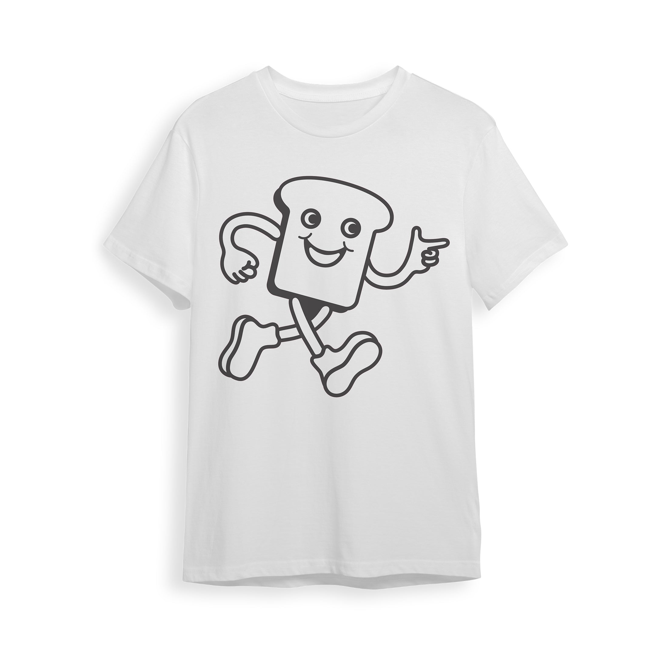 Happy Panda Toast T-Shirt - Cute Gold Panda Design for Casual Wear & Gifts - Perfect for Everyday Outfits, Parties, and Panda Lovers
