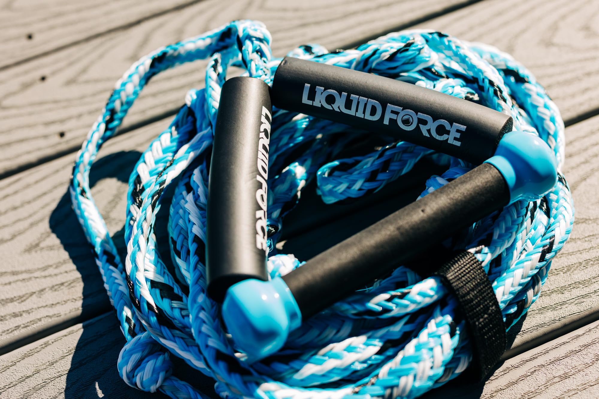 Liquid Force 8-Inch Floating Surf Rope Handle with Comfort Grip - Perfect for Wakeboarding, Waterskiing & Tubing - 2024 Model