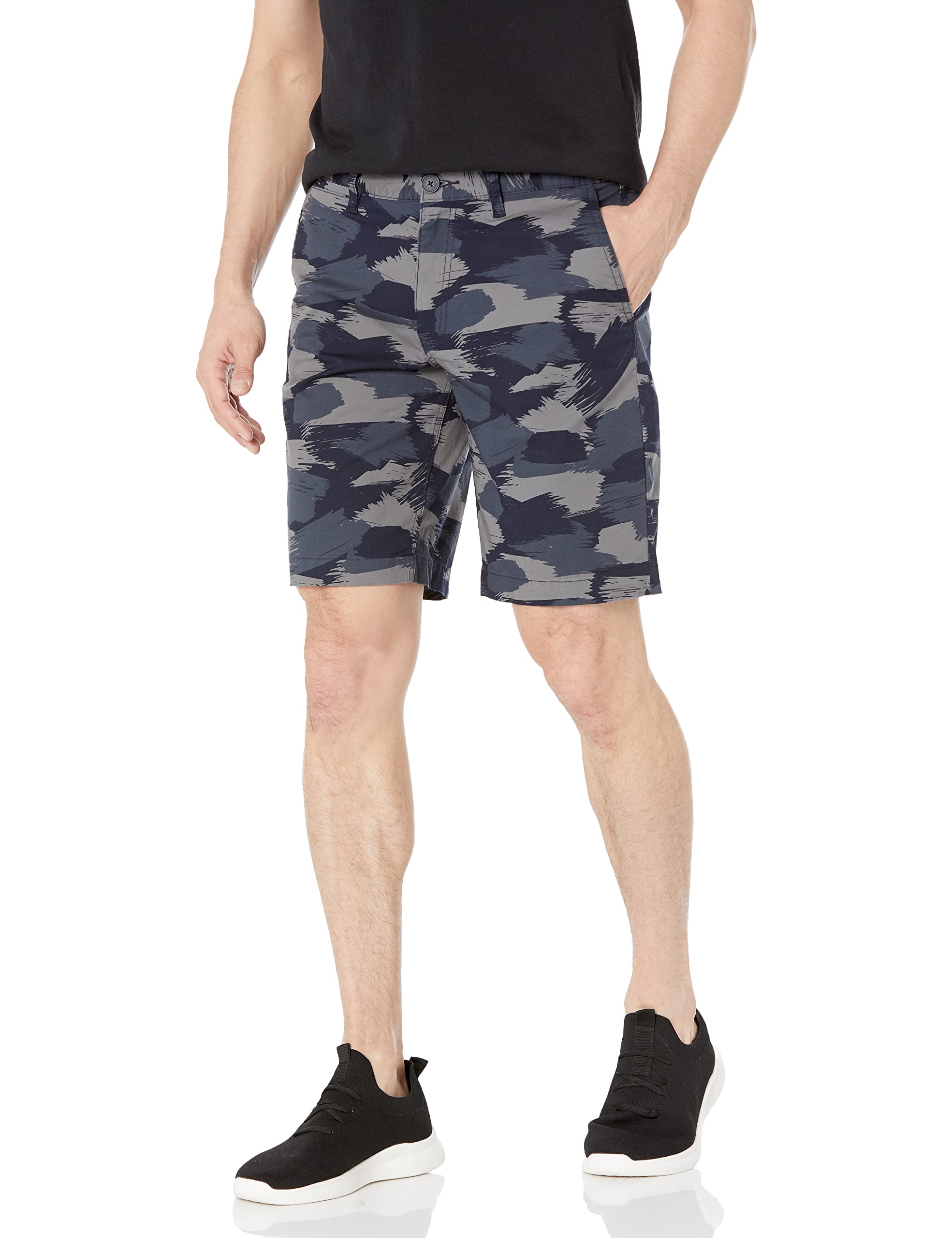Armani Exchange Men's Stretch Twill Bermuda Shorts - Comfortable Casual Summer Shorts for Men | Perfect for Beach, Vacation & Outdoor Activities