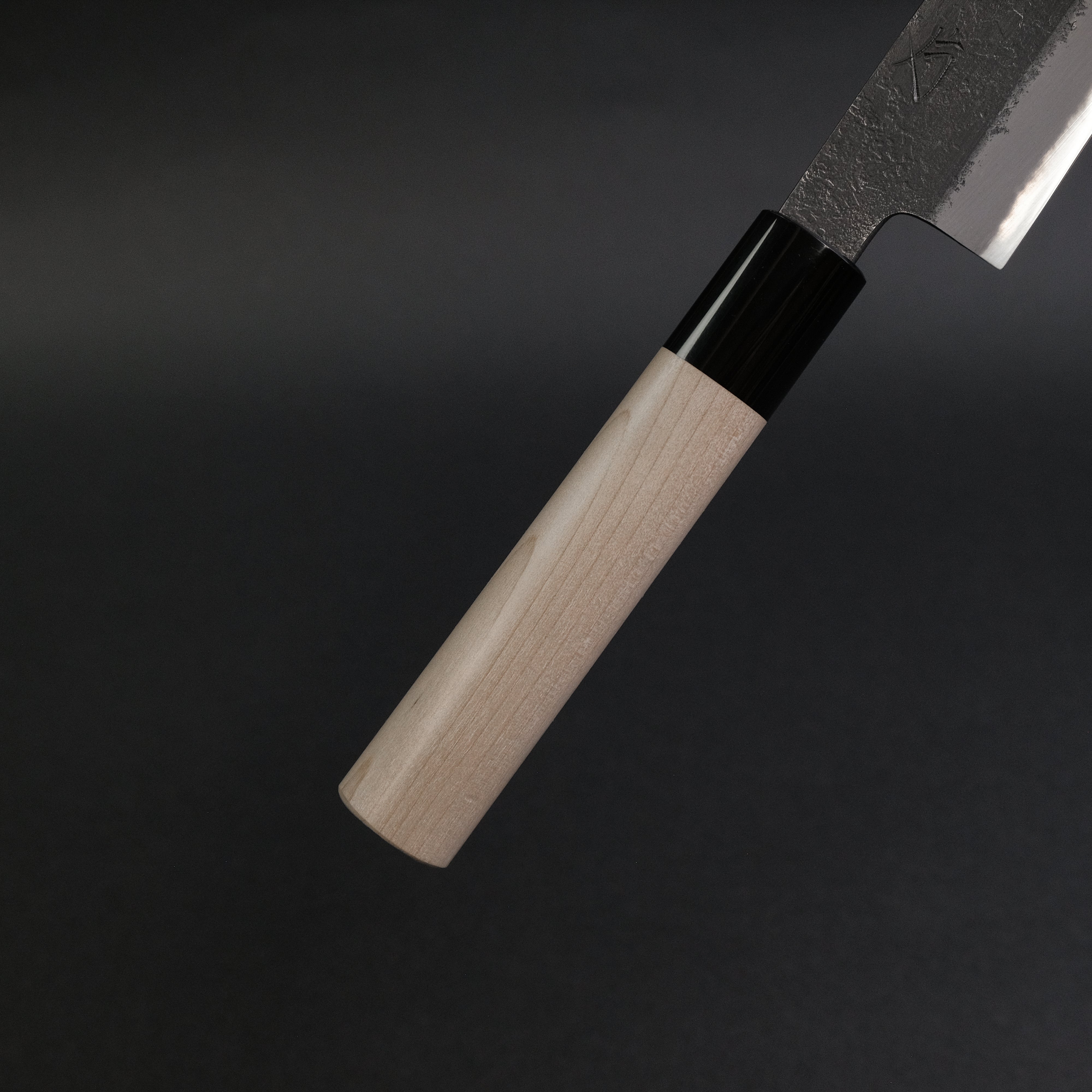 Hitohira Hinode Nashiji White #2 Petty Knife 195mm - Japanese Chef Knife with Ho Wood Oval Handle - Perfect for Slicing, Peeling & Precision Cutting in Professional Kitchens & Home Cooking