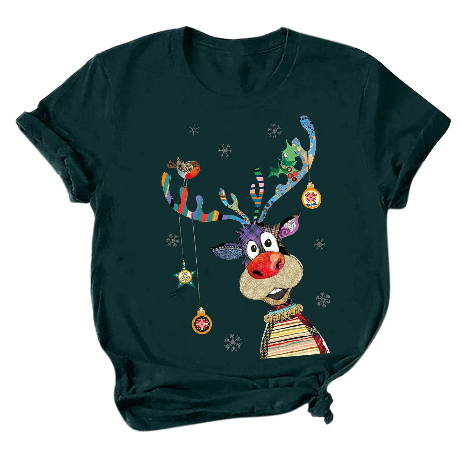 Women's Casual Short Sleeve Graphic Tee Shirts - Soft Cotton Pullover Tops with Trendy Prints | Perfect for Everyday Wear, Weekend Outings & Layering Outfits
