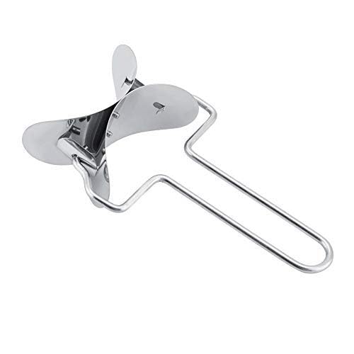 Stainless Steel Dumpling Maker Tool - Professional Dumpling Wrapper Cutter & Dough Roller for Perfect Homemade Dumplings, Ravioli, Wontons | Ideal for Asian Cooking, Family DIY Kitchen Activities & Restaurant Use