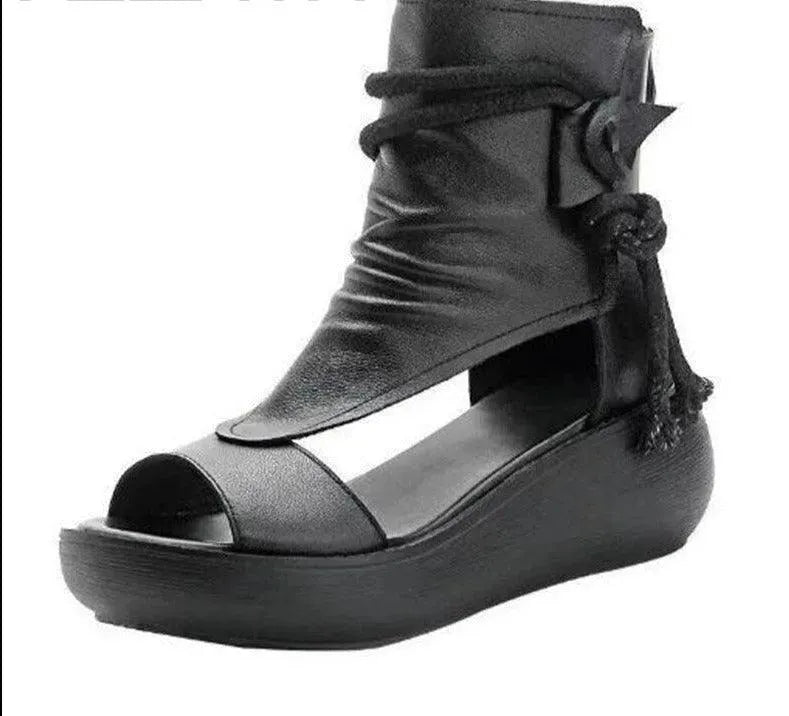Women's Comfortable Tassel Wedge Sandals - Stylish Summer Casual Shoes for Beach, Vacation & Outdoor Walking