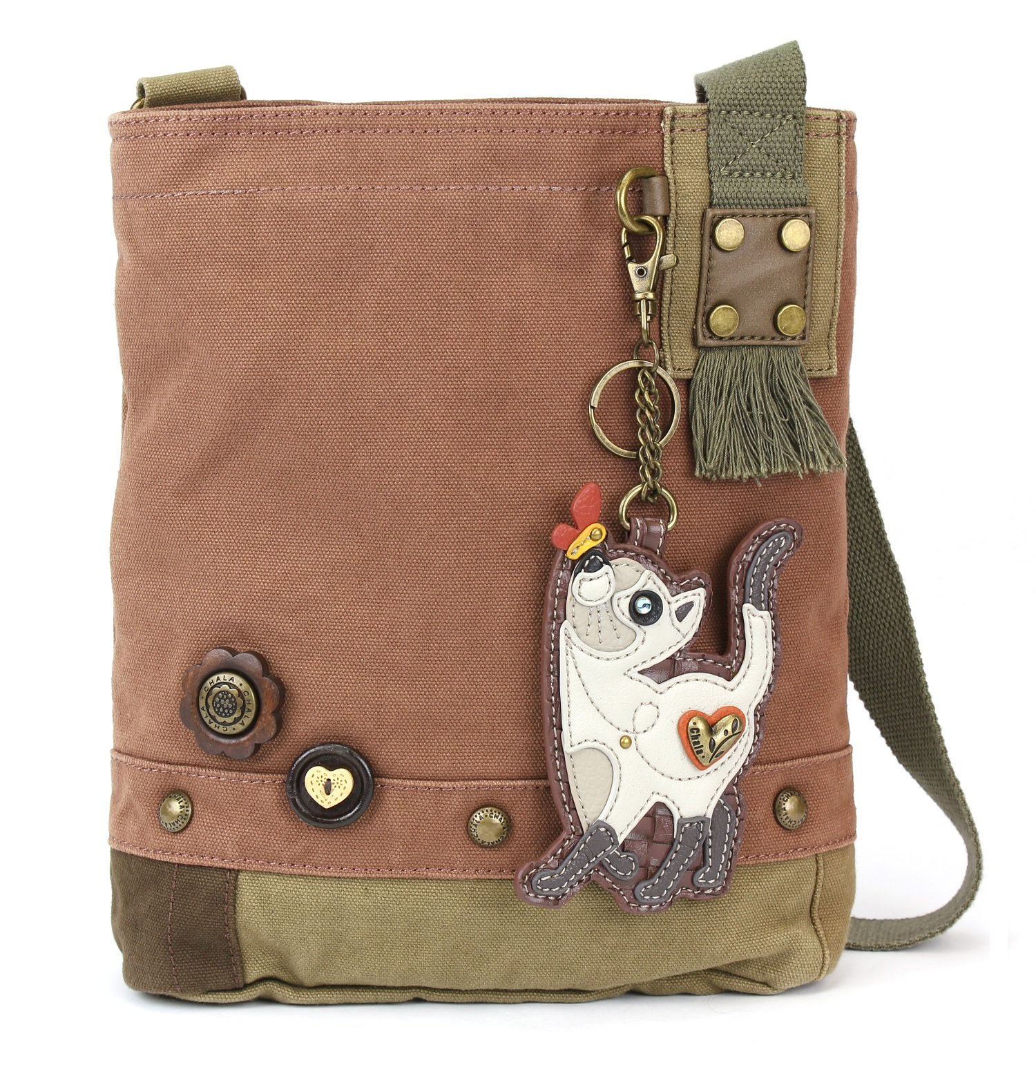 Chala Patch Cross-Body Bag for Women - Stylish Mauve Shoulder Purse | Perfect for Work, Travel & Everyday Use