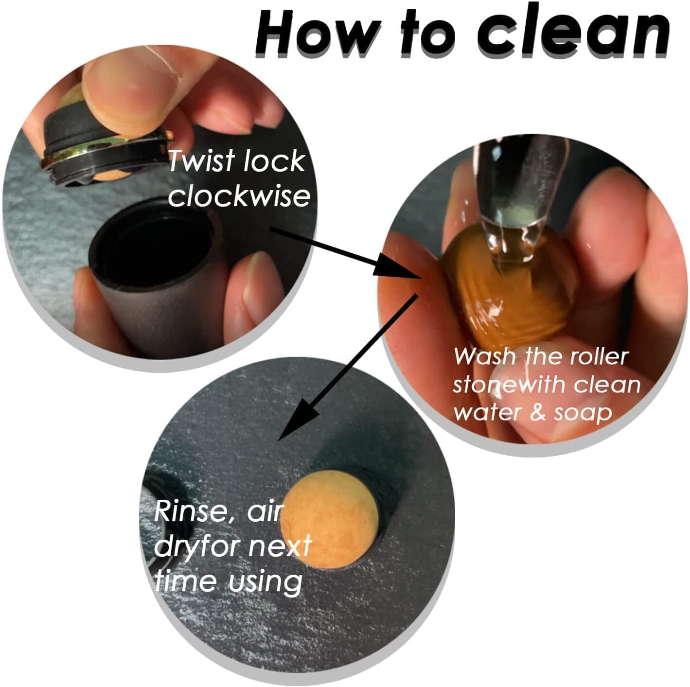 Oil Control Face Roller - Double Headed Volcanic Stone Roller for Oily Skin, Portable & Reusable Oil Absorbing Beauty Tool - Perfect for Daily Skincare, Travel & On-the-Go Makeup Touch Ups