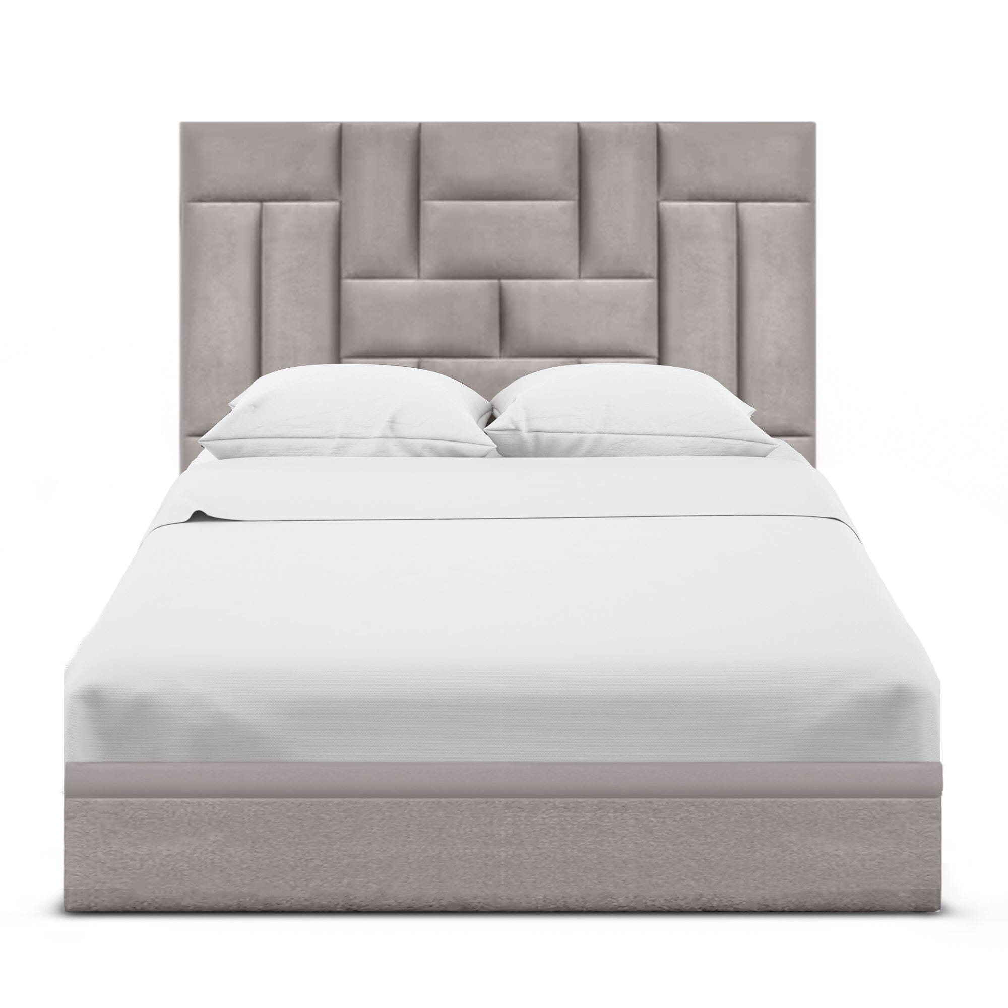 Custom Maidstone Bed Frame - Queen Size Wooden Platform Bed with Headboard - Perfect for Modern Bedroom, Guest Room & Master Suite