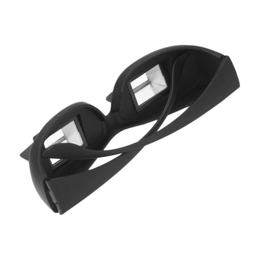 90 Degree Prism Glasses for Reading & Watching TV in Bed or Sofa - Horizontal Lazy Eyeglasses for Myopia & Presbyopia - Pain Relief Unisex Spectacles (Perfect for Relaxing, Reading Books, Watching Movies While Lying Down)