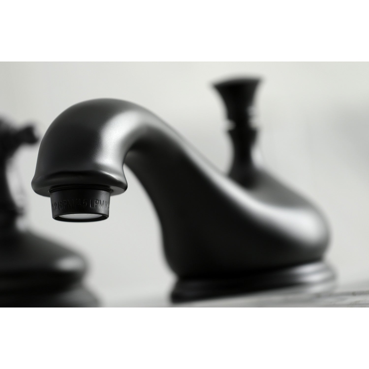Bel Air KS1160BPL Matte Black Widespread Bathroom Faucet - 2 Handle 3 Hole Deck Mount with Brass Pop Up Drain - Perfect for Modern Bathroom Renovations and Luxury Home Upgrades