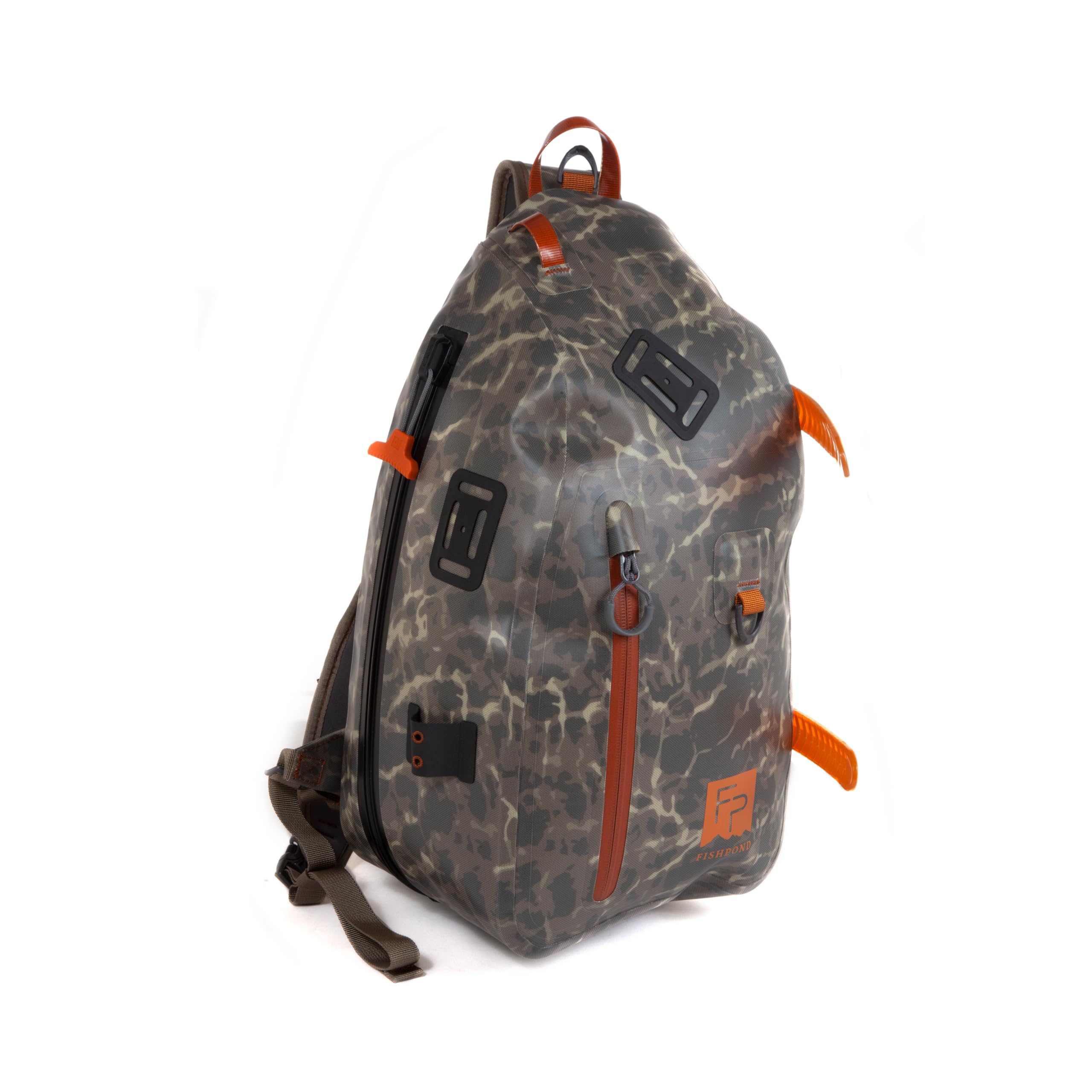 Thunderhead Submersible Waterproof Fly Fishing Sling Pack - Eco Shadowcast Camo Sling Bag for Fly Fishing Gear | Durable & Lightweight for Stream, River & Lake Fishing Adventures