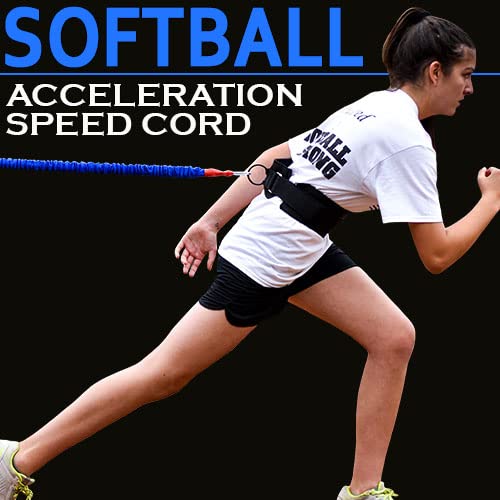 Myosource Powerhouse Hitter - Baseball & Softball Batting Trainer Kit with 2 Bungee Cords, Belt, Leg Strap & 2 Anchor Straps | Improve Swing Speed & Power | Perfect for Home Practice, Training Drills & Batting Cage Sessions