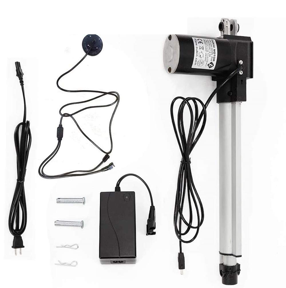 24V DC Electric Recliner Motor Actuator Replacement Kit - 250mm Stroke Length Linear Actuator for Power Lift Chairs, Massage Sofas & Recliners | Home Theater Seating, Living Room Furniture & Office Chairs Upgrade