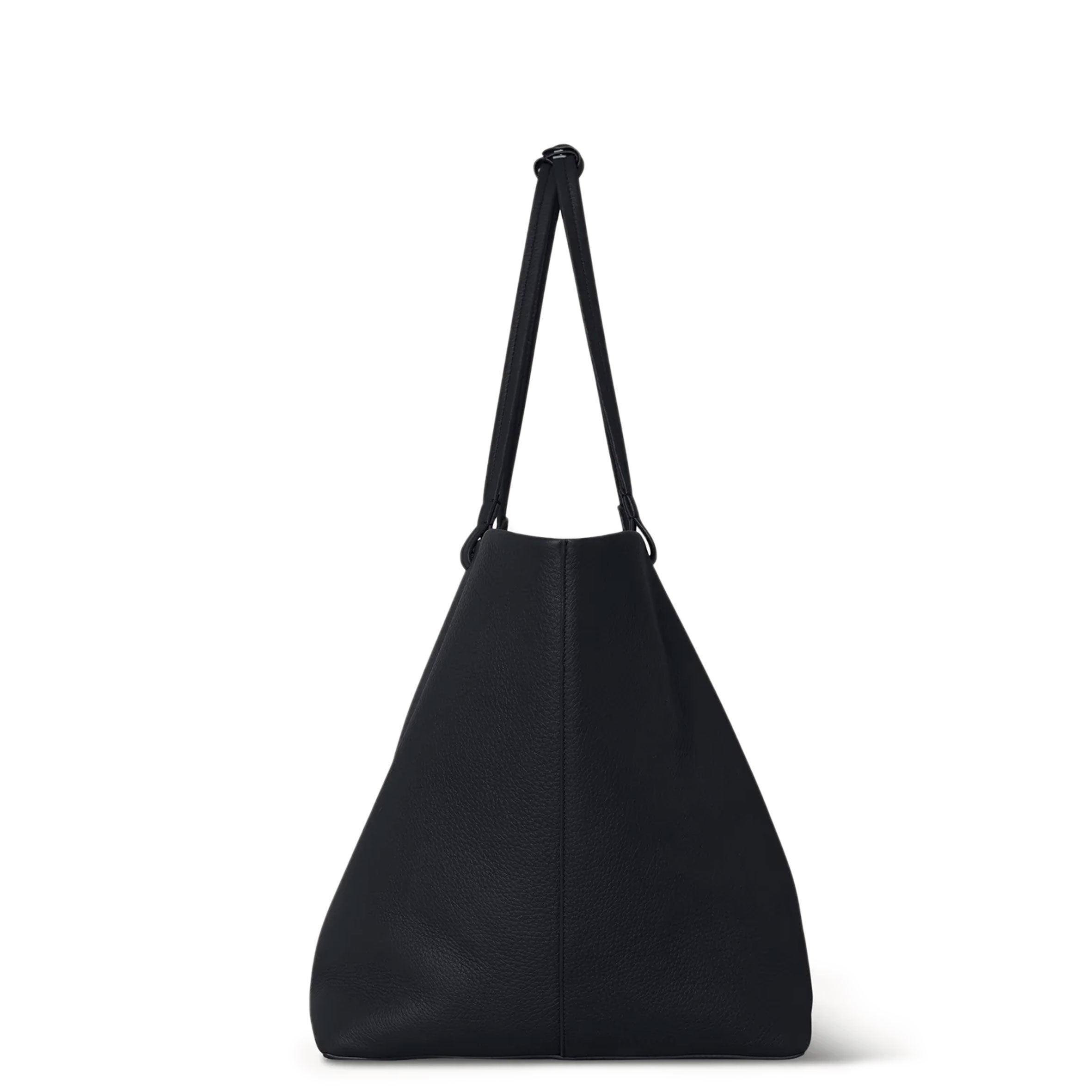 Premium Leather Park Tote Three - Stylish Grained Marine Blue Handbag for Women | Perfect for Work, Travel & Everyday Use