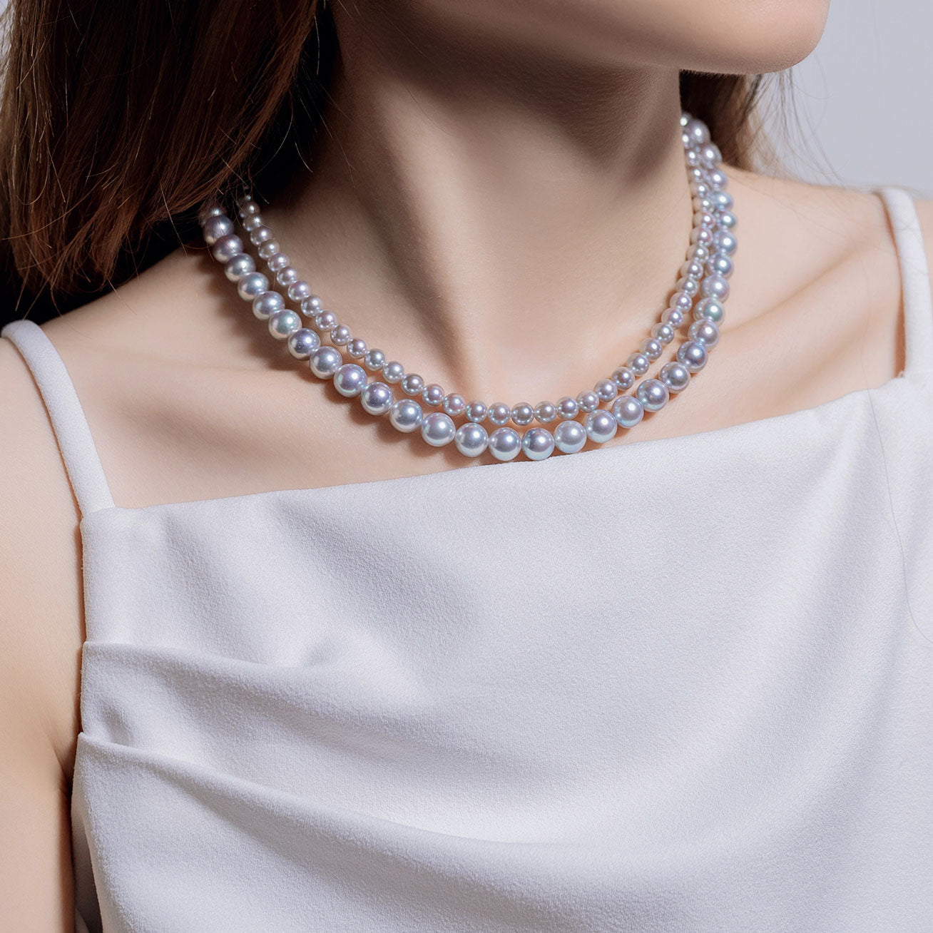 18K Gold Top Luster Madama Akoya Pearl Necklace KN00145 - Elegant Pearl Jewelry for Women, Perfect for Weddings, Parties & Special Occasions
