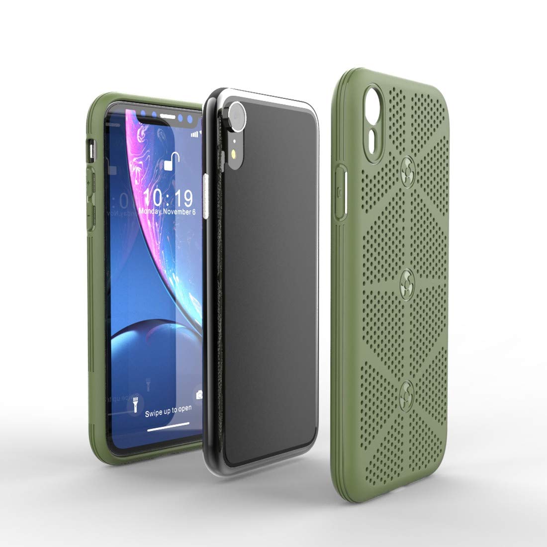 Best Cooling Phone Case for iPhone XR (6.1 Inch 2018) - Breathable Heat Dissipation TPU Protective Cover | Perfect for Gaming, Outdoor Activities & Hot Weather Use