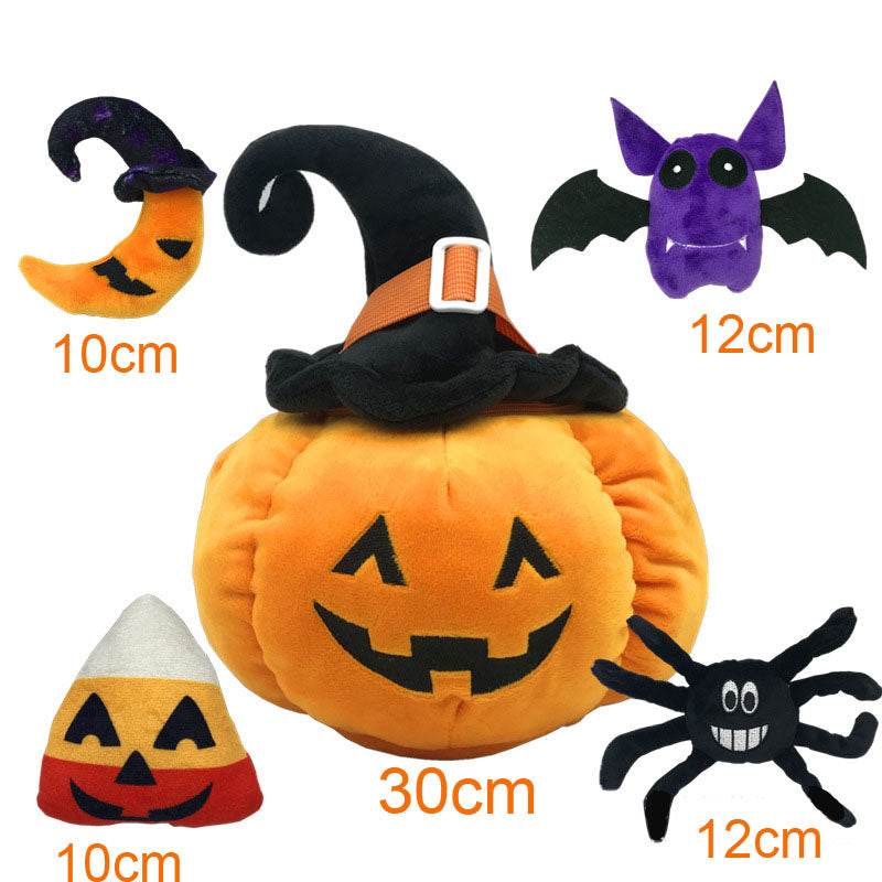 Spooky Halloween Plush Toy with Surprise Inside - Cute Stuffed Animal for Trick or Treat, Party Decor & Seasonal Gift