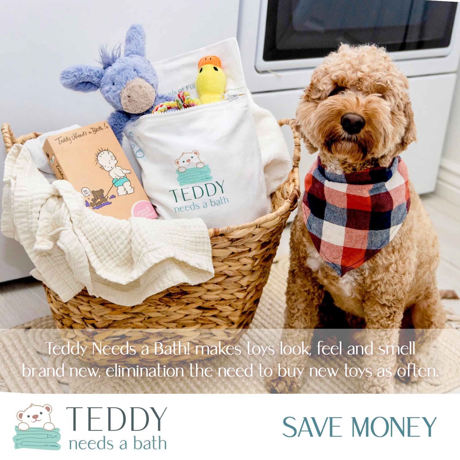 Premium Teddy Bear & Plush Toy Laundry Bag - 20