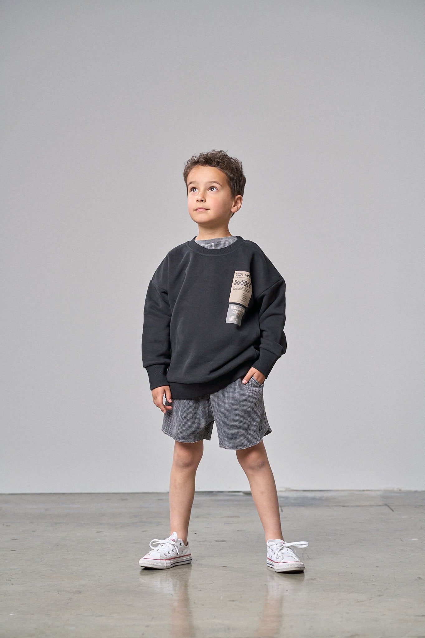 Premium Black Core Values Elevated Crewneck Sweatshirt - Comfortable & Stylish for Casual Wear, Street Fashion, and Everyday Outfits