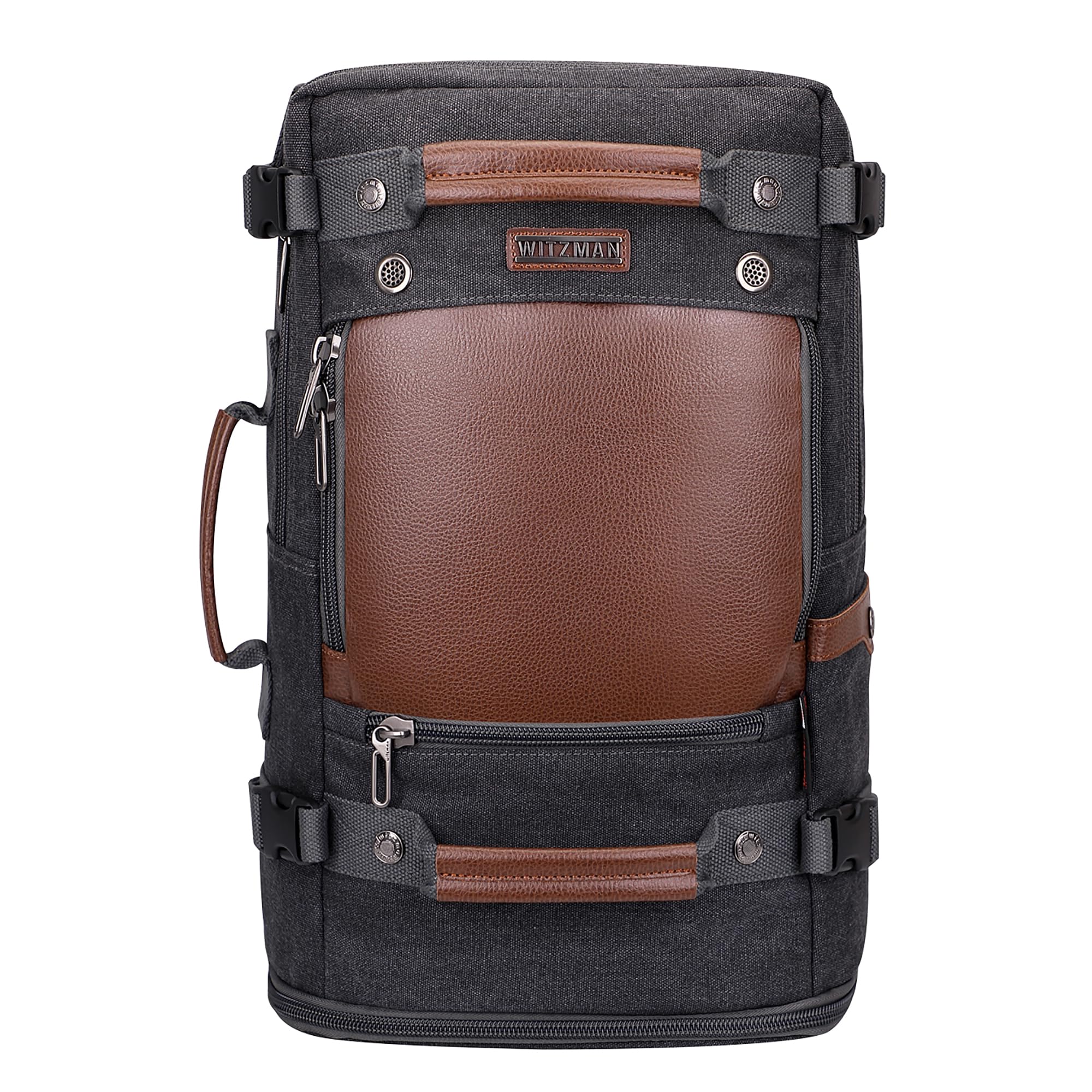 WITZMAN Travel Backpack Carry-on Luggage with Shoe Compartment - Perfect for Gym & Weekend Trips