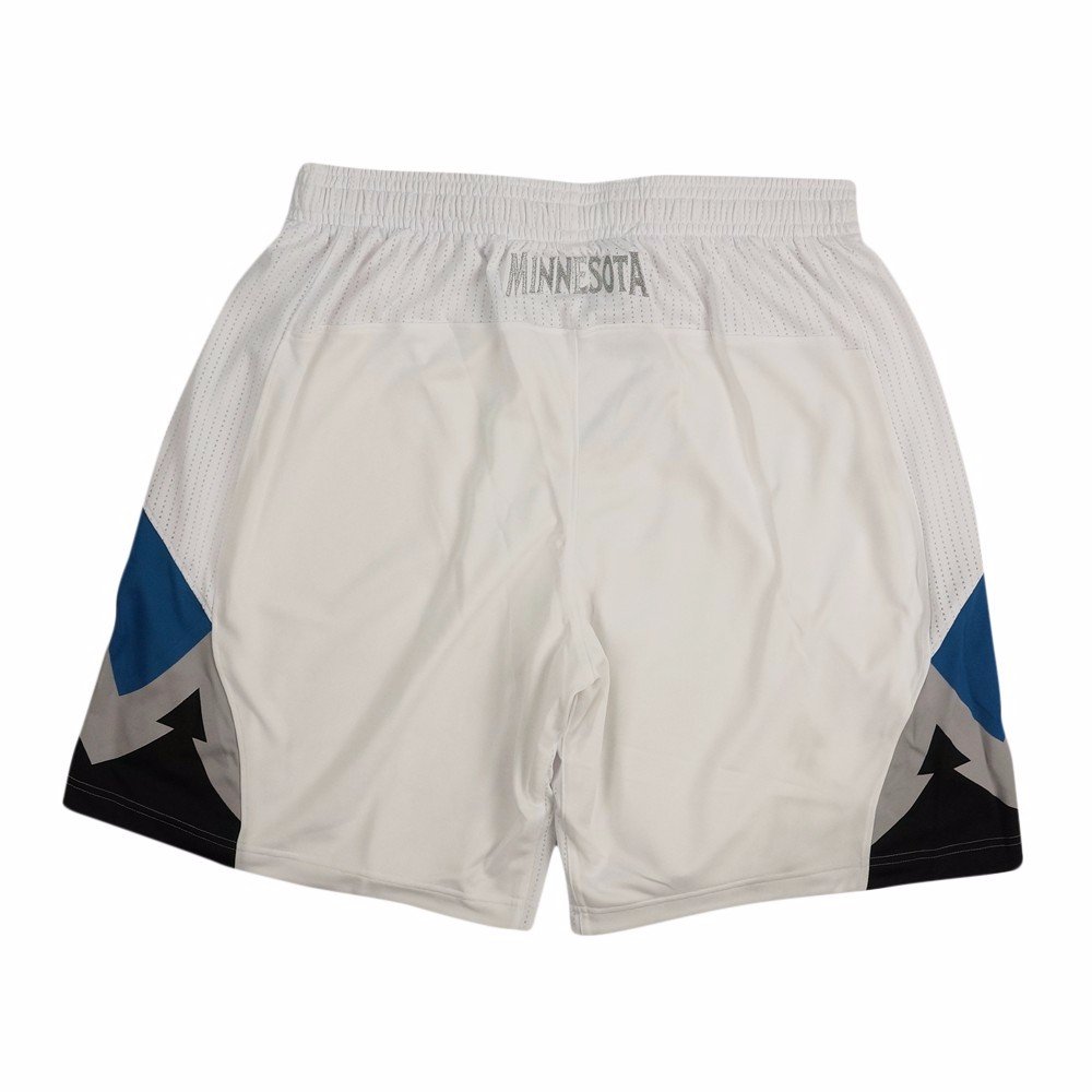 Adidas Minnesota Timberwolves NBA White Authentic On-Court Climacool Game Shorts for Men - XLT Size | Moisture-Wicking Basketball Shorts for Training & Games | Official NBA Team Apparel