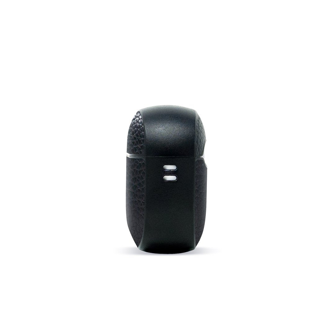 Premium Black Leather AirPods Pro Case - Shockproof Protective Cover with Keychain for Apple AirPods Pro 1st/2nd Gen - Perfect for Travel, Workout & Everyday Use