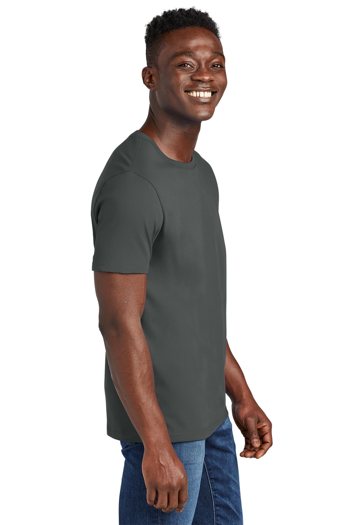 Allmade Unisex Organic Cotton Customized T-Shirt in Terrain Grey - Eco-Friendly Apparel for Casual Wear & Screen Printing