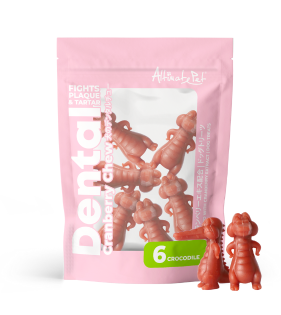 Altimate Pet Dental Dog Chews with Cranberry - Natural Teeth Cleaning Treats for Dogs - Freshens Breath & Reduces Plaque - Perfect for Small, Medium & Large Breeds - Great for Daily Oral Care & Training Rewards