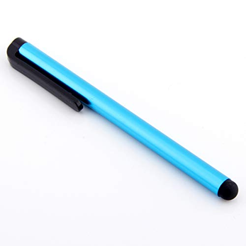 5-Pack Universal Small Touch Stylus Metal Pen for iPhone, iPad, Smartphones & Tablets - Light Blue | Precise Writing & Drawing | Perfect for Note-Taking, Digital Art & Touchscreen Devices