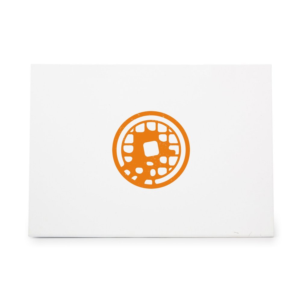 Eggo Waffle Rubber Stamp for Scrapbooking, Card Making & DIY Crafts - Breakfast Food-Themed Stamping Tool for Paper Projects, Journals & Handmade Cards - Perfect for Crafters and Stationery Lovers