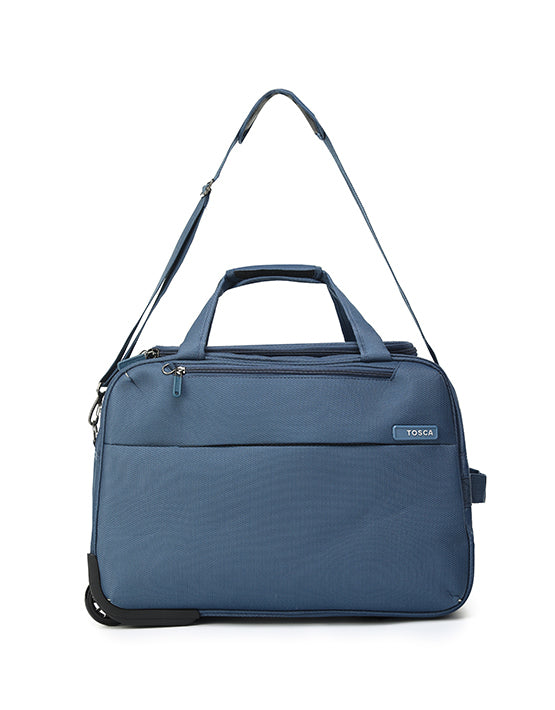 Tosca SO LITE WB C Onboard Wheel Bag - Lightweight Carry-On Luggage with Wheels, Blue - Perfect for Air Travel, Business Trips & Weekend Getaways