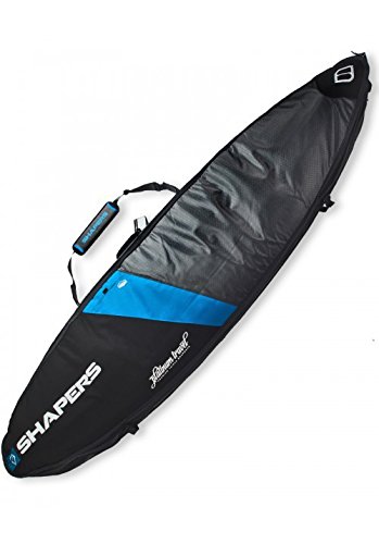 Shapers Platinum Double Travel Surfboard Bag - Waterproof & Durable Surfboard Cover for Airline Travel - Available in Multiple Sizes - Perfect for Surf Trips & Beach Vacations