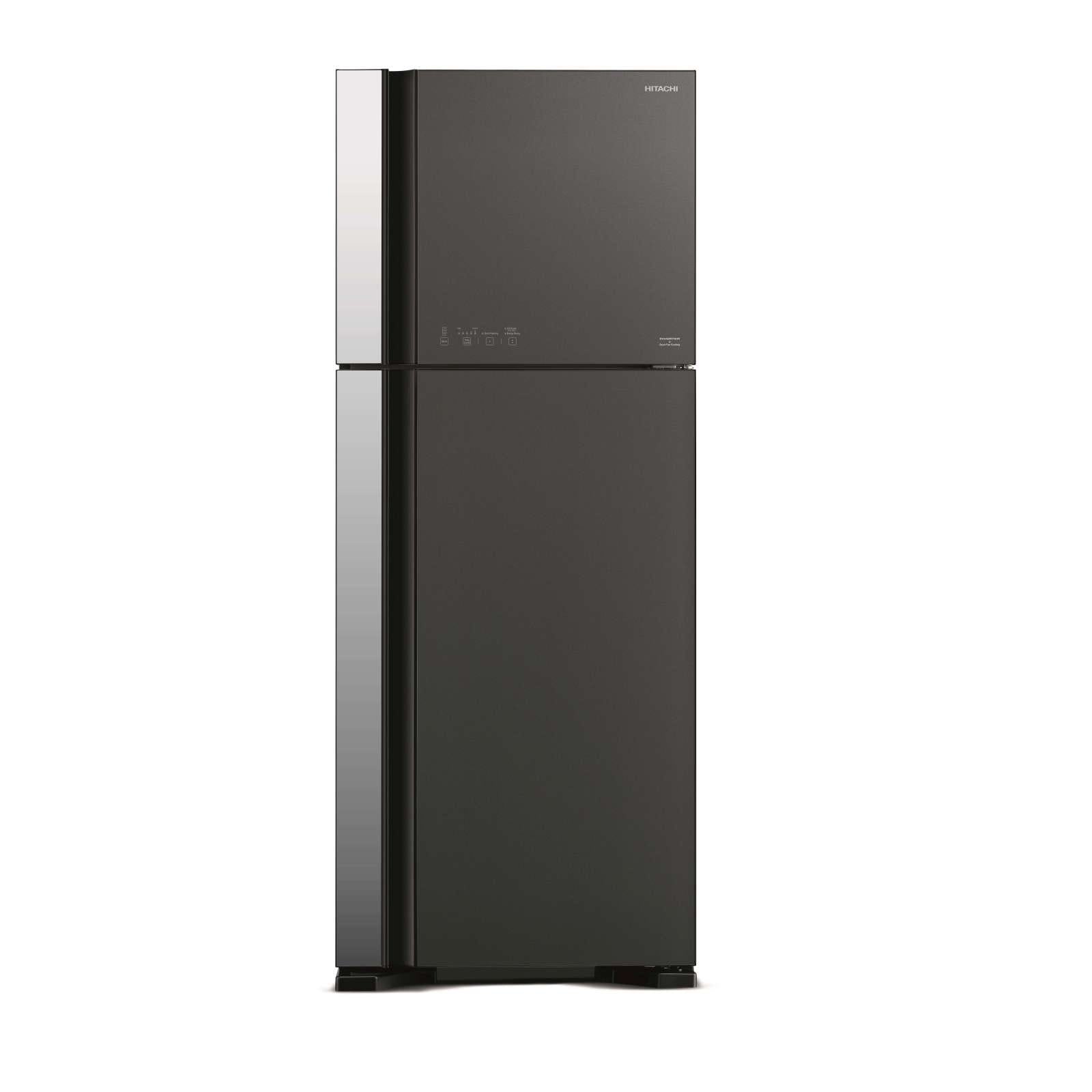 Hitachi 544L 2-Door Refrigerator RVG690P7MSGGR - Energy Efficient Large Capacity Fridge for Home, Kitchen & RV Use