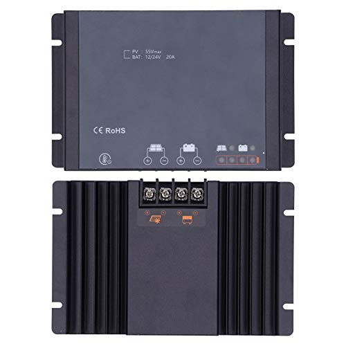 12V/24V Solar Charge Controller - Waterproof & Corrosion Proof MPPT Regulator for RV, Boat, Camping & Home Solar Systems | Efficient Power Management for Off-Grid Living