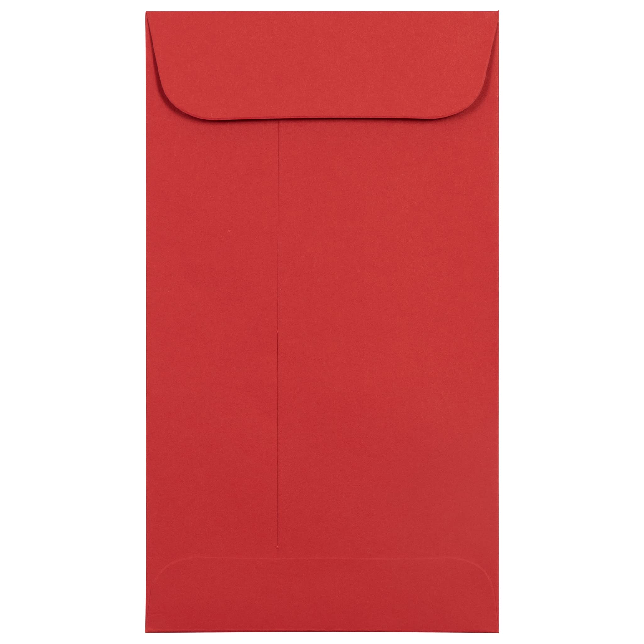 JAM PAPER #5.5 Coin Envelopes 3.125x5.5in - 500pk Red - for Business & Office Use