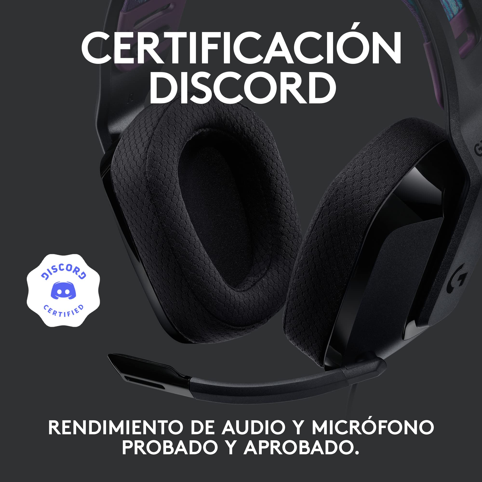 Logitech G535 Lightspeed Wireless Gaming Headset - Lightweight Over-Ear Headphones with Flip-to-Mute Mic, Stereo Sound for PC, PS4, PS5 - USB Rechargeable (Renewed, Black) | Perfect for Competitive Gaming, Streaming & Long Gaming Sessions