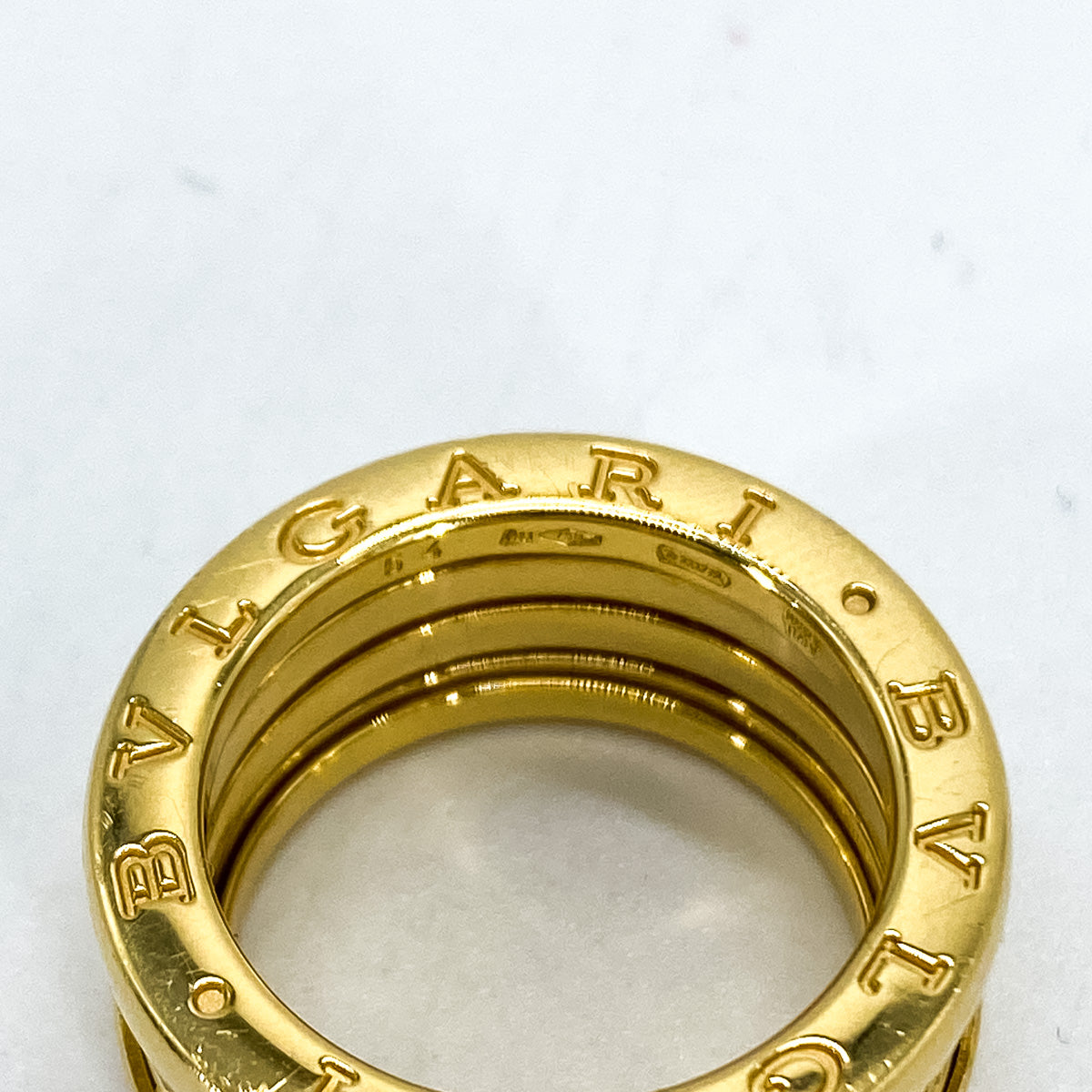 Bvlgari B.Zero1 18K Yellow Gold Diamond Ring for Women - Luxury Italian Jewelry for Anniversary, Wedding & Special Occasions