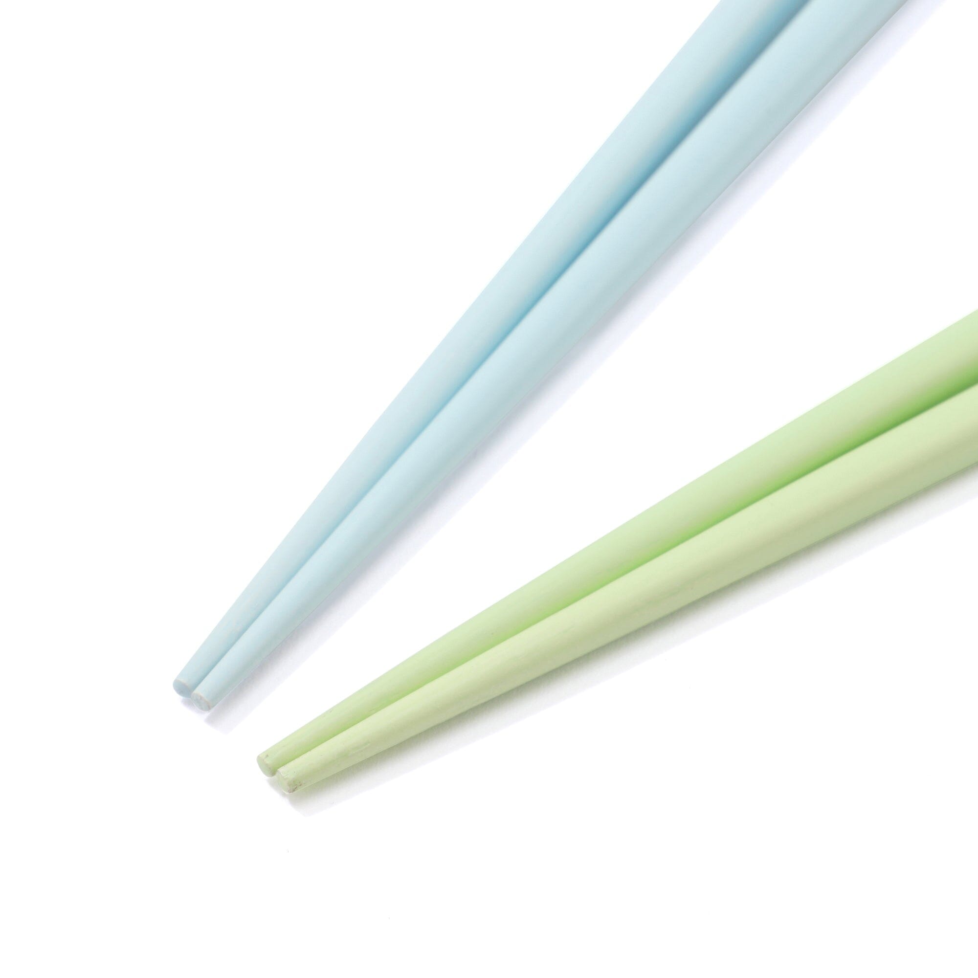 Stainless Steel Dishwasher Safe Chopsticks - 2 Pairs Set (Blue) - Perfect for Asian Cuisine, Sushi, Ramen & Home Dining