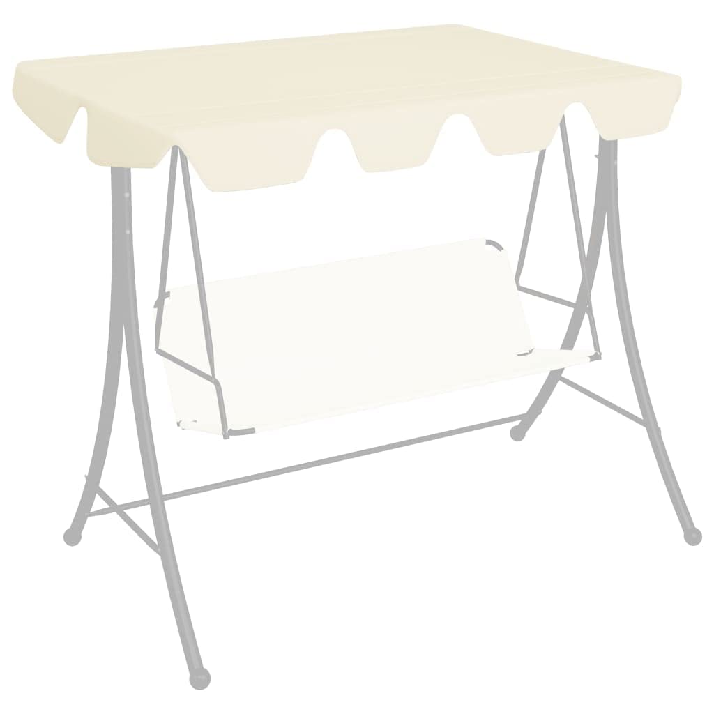 Outdoor Patio Swing Canopy Replacement Top Cover - 59.1