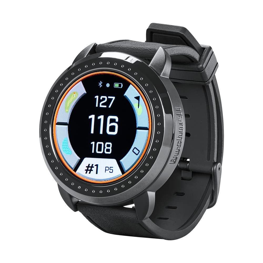 Bushnell iON Elite (Black) Golf GPS Watch - Color Touchscreen Smartwatch with 12+ Hour Battery, 38,000+ Preloaded Courses & Slope Distances - Includes Screen Protectors & Charger - Perfect for Golfers & Outdoor Enthusiasts