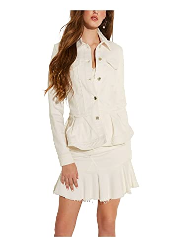 GUESS Women's Peplum Jacket - Stylish Fitted Blazer for Office, Party & Date Night | Trendy Women's Fashion Outerwear