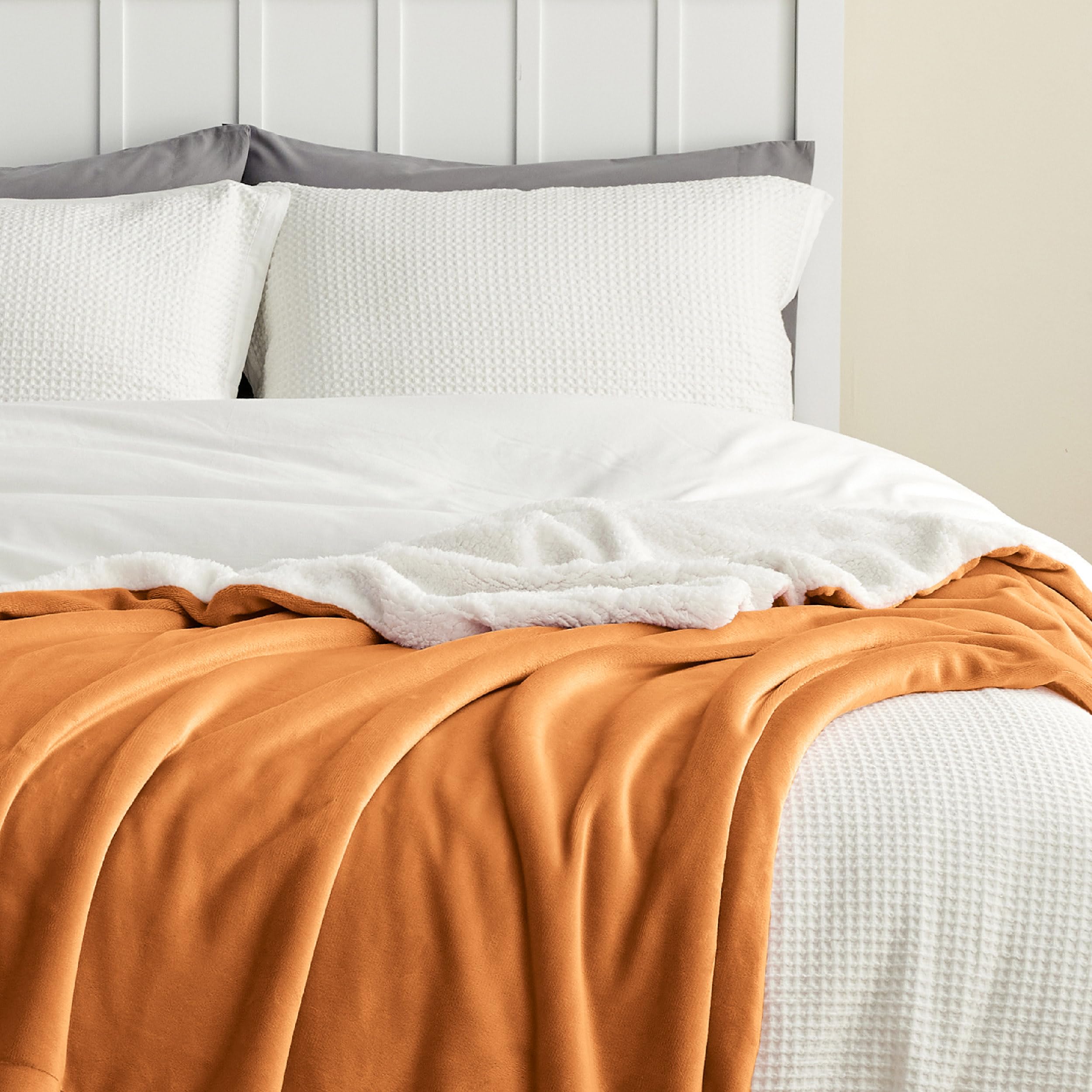 Bedsure Sherpa Fleece Throw Blanket Twin Size 60