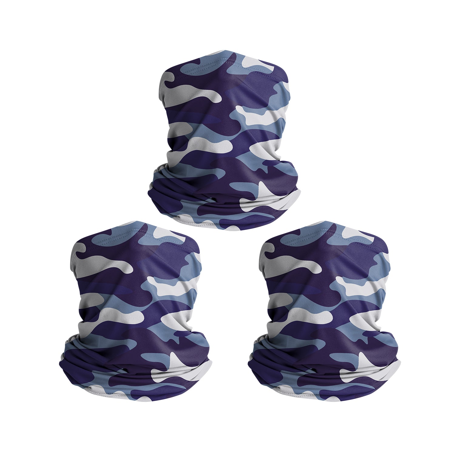 TJKL102 (3 Pack) Kids Bandanas & Neck Gaiters - Soft Cotton Face Coverings for Outdoor Play, Sports & Sun Protection - Unisex Children's Fashion Accessories for Hiking, Cycling & School Activities