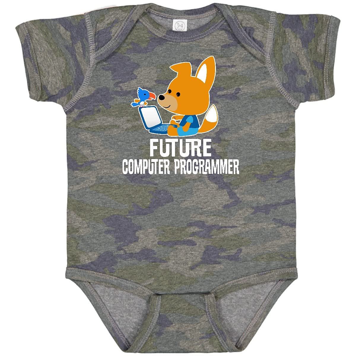 Inktastic Future Computer Programmer Baby Bodysuit - Cute Coding-Themed Onesie for Infants & Toddlers - Perfect Gift for Tech-Savvy Parents | Newborn Photography, Baby Shower, First Birthday Outfit