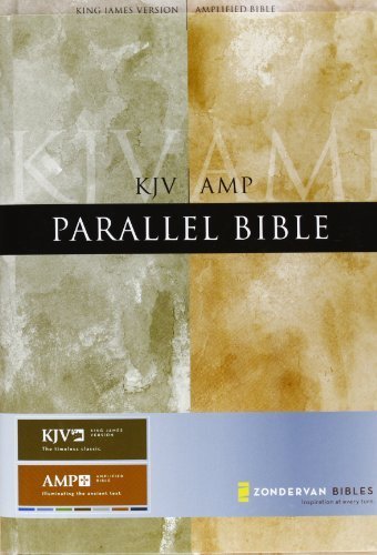 KJV Amplified Parallel Bible Hardcover - Zondervan 1995 Edition | Side-by-Side Scripture Comparison for Bible Study & Devotional Reading