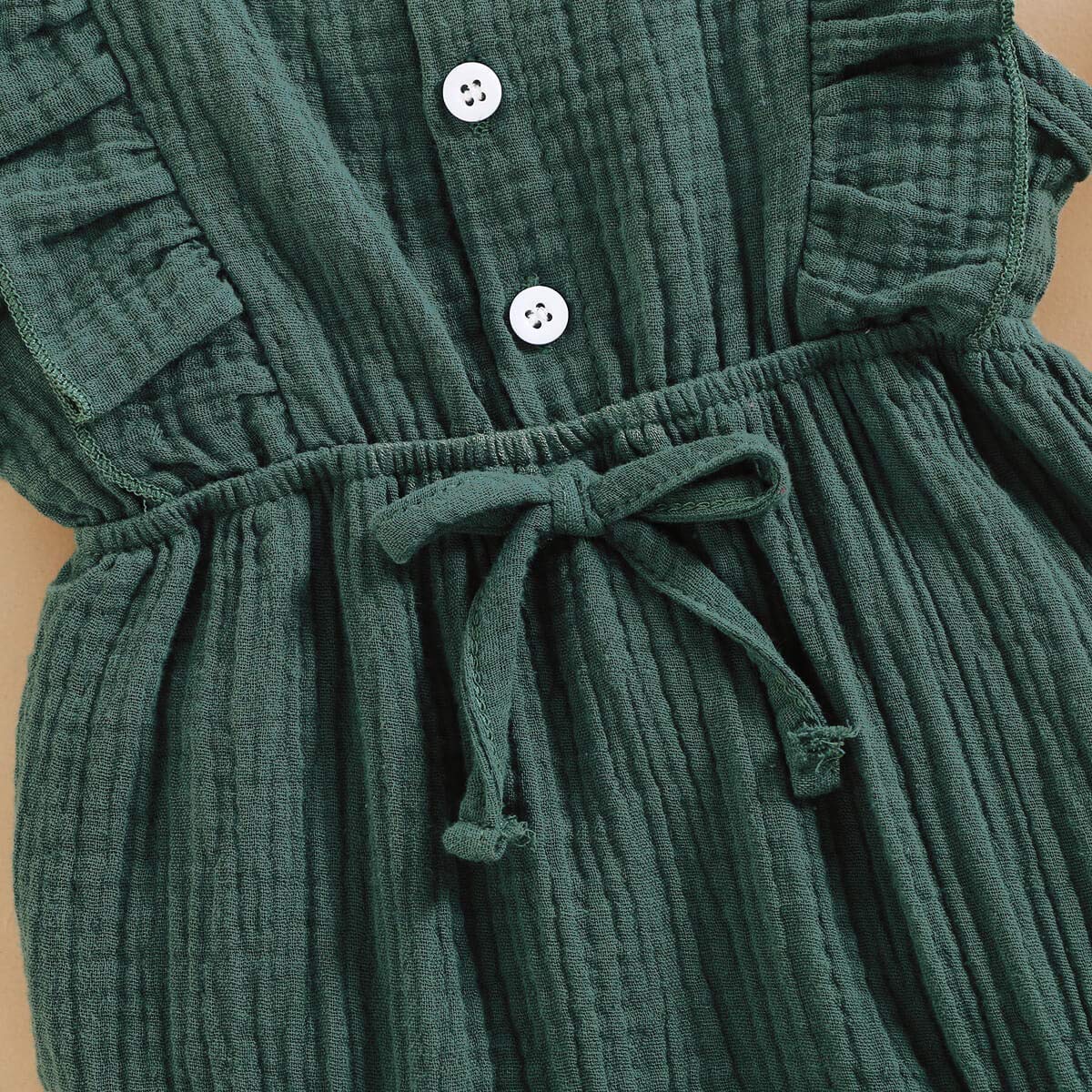 Renotemy Newborn Baby Girl Romper - Soft Summer Short Sleeve Jumpsuit for 0-24 Months | Perfect for Playdates, Photoshoots & Everyday Wear