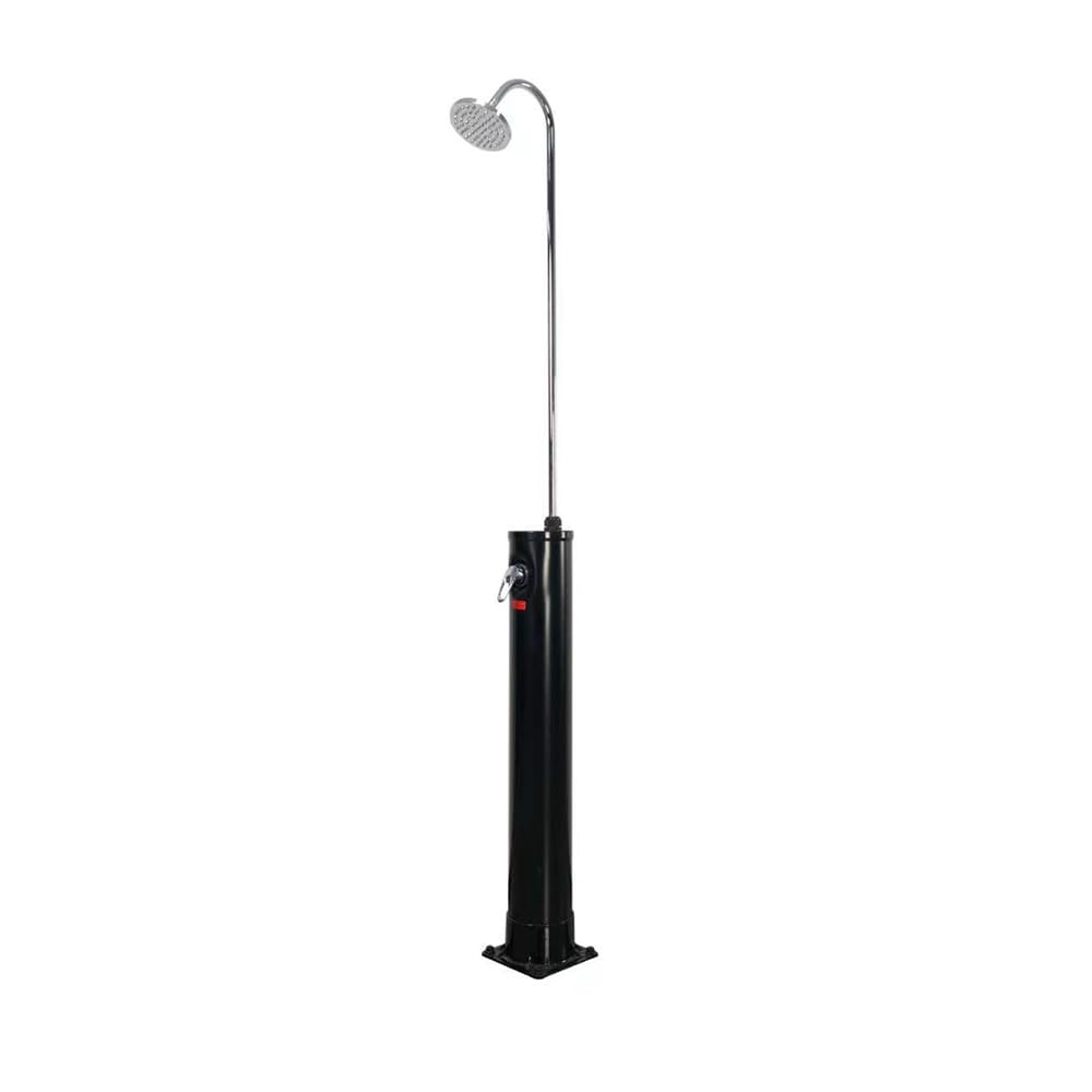 5.3 Gallon Solar Outdoor Shower with Adjustable Shower Head & Foot Tap - Portable Solar Heated Camping Shower for Beach, Pool, Garden, Backyard, RV - Perfect for Off-Grid Showers, Camping Trips & Outdoor Adventures