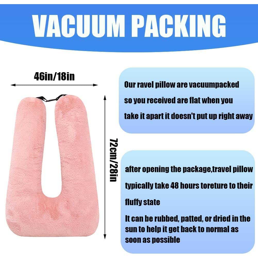 Kids Travel Pillow for Car - Comfortable Neck & Head Support for Long Trips | Car Seat Sleeping Pillow for Children | Perfect for Family Road Trips & Airplane Travel (Set A)