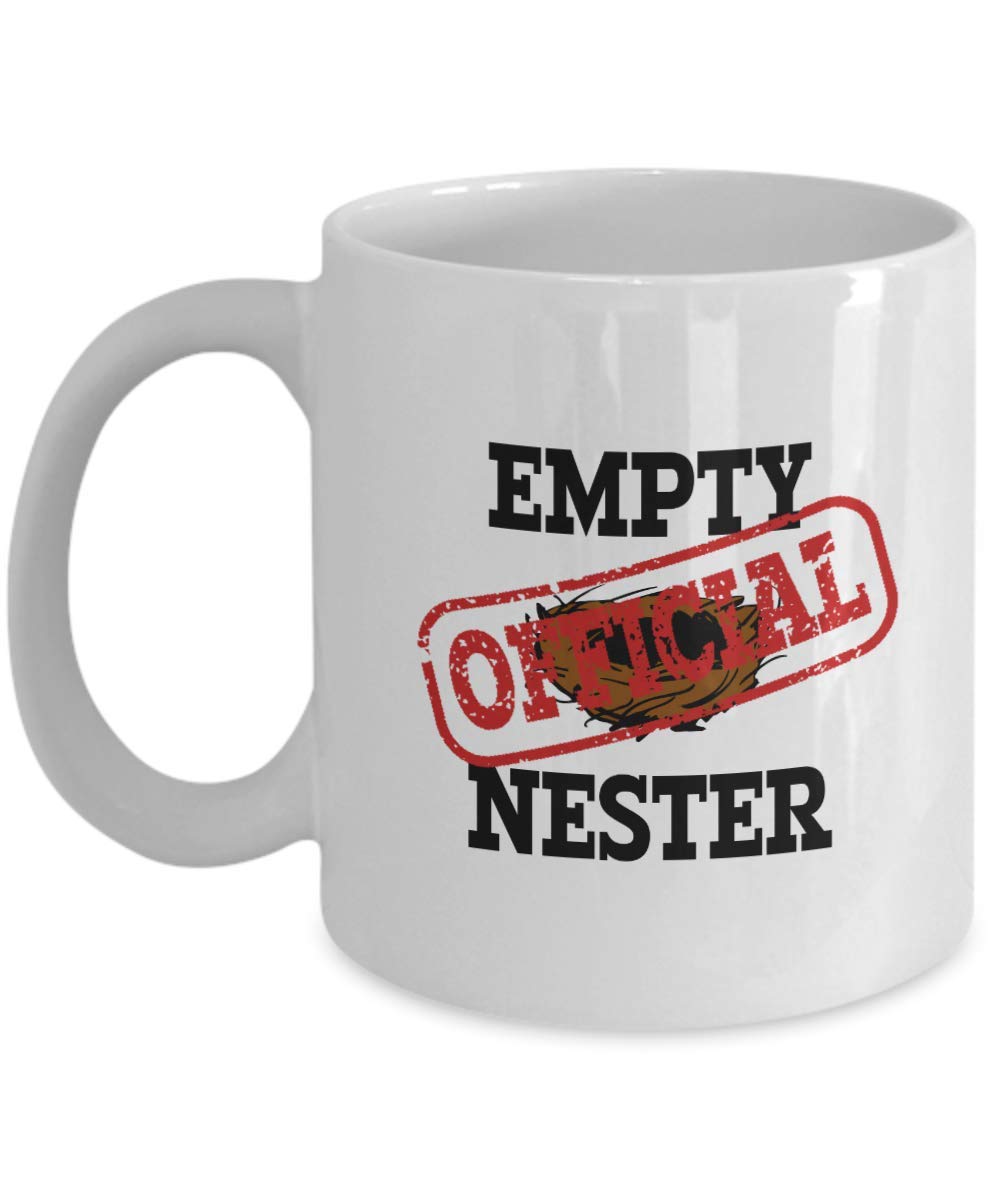Best Empty Nester Coffee Mug - Funny Retirement Gift for Parents - Perfect for Morning Coffee & Relaxation at Home