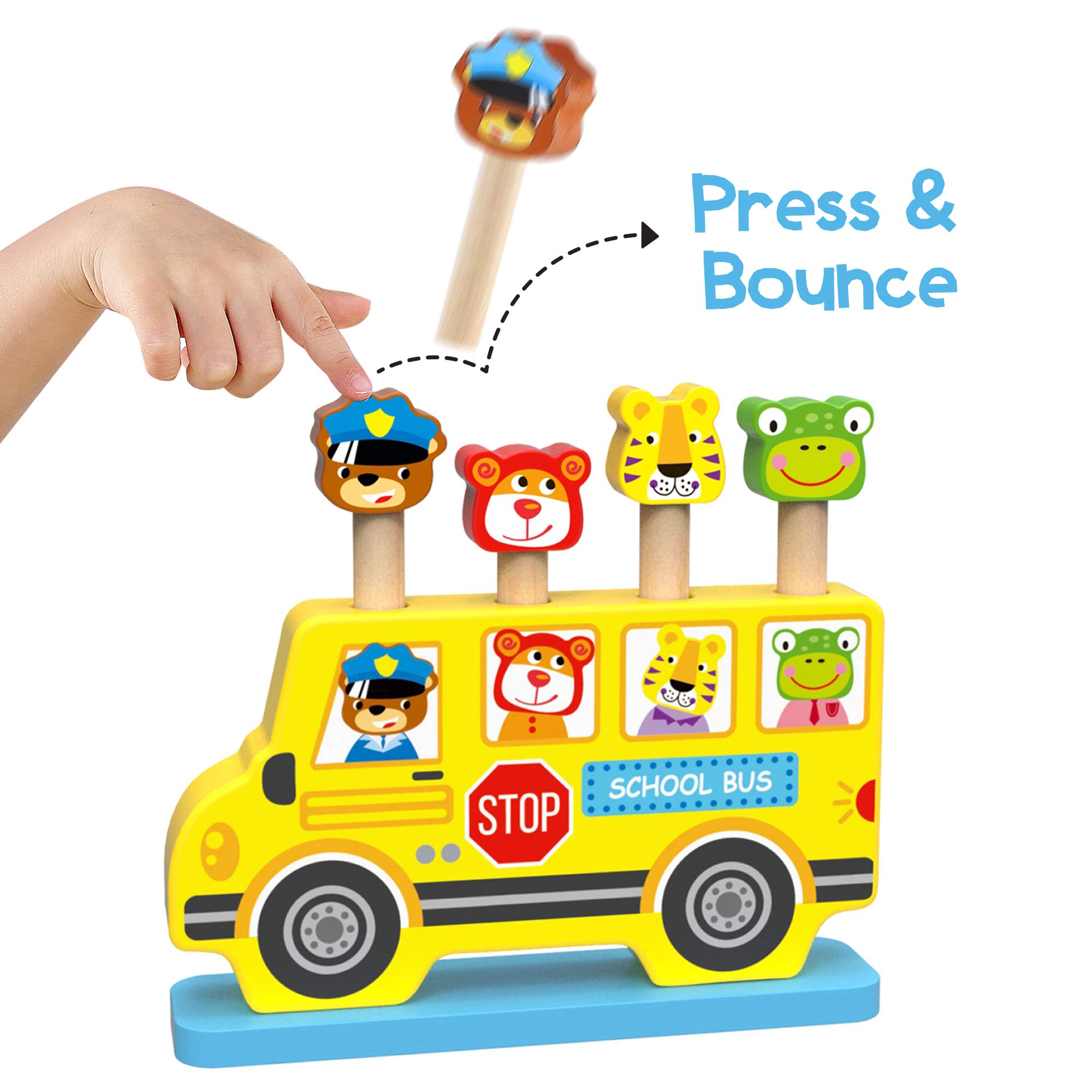 Montessori Toys for 1 Year Old - Learning Activities & Motor Skills - Perfect Birthday Gift for Toddlers - Play & Learn at Home