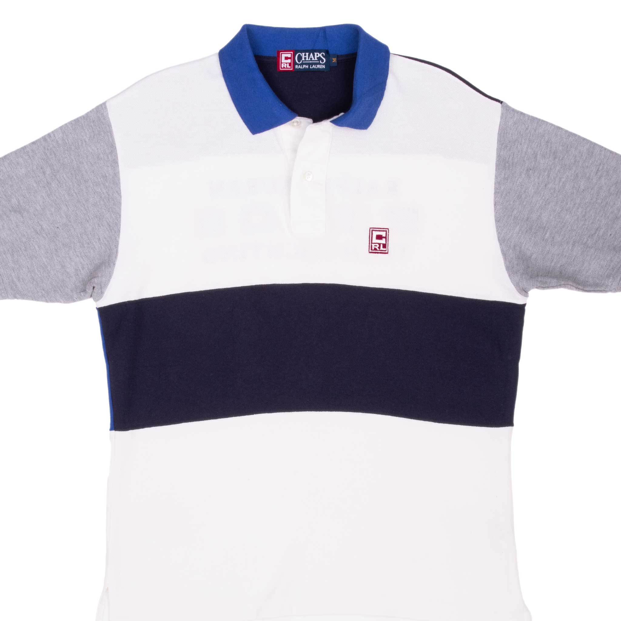 Vintage Ralph Lauren Chaps Team Yachting Polo Shirt - 1990s Medium Size - Classic 90s Style for Sailing, Golf & Casual Wear
