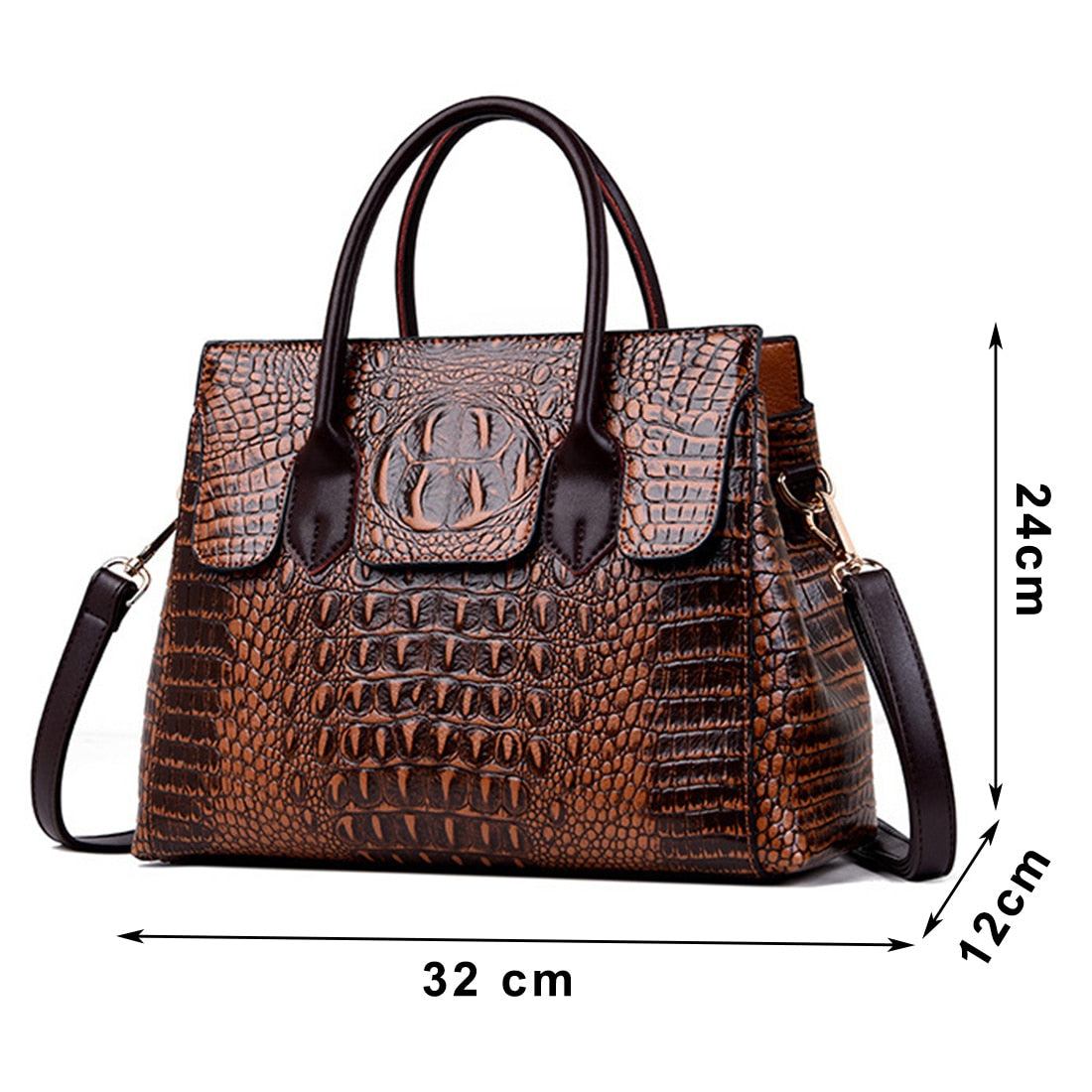Genuine Leather Handbag for Women - Stylish & Durable Crossbody Purse for Work, Travel & Everyday Use